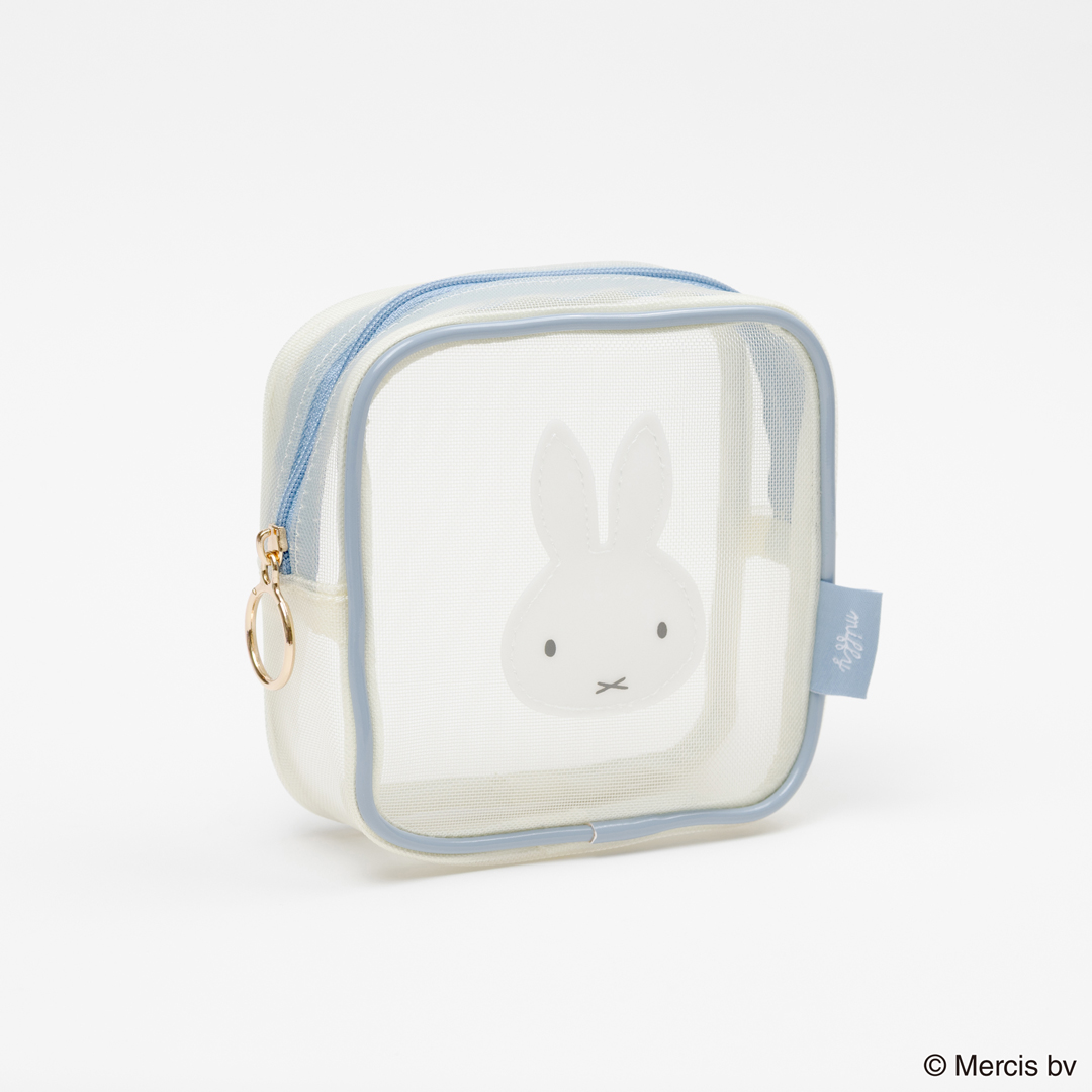 miffy  バイカラーメッシュスクエアポーチ IV